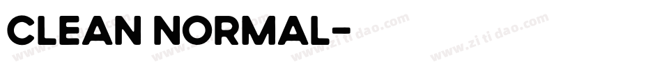 Clean Normal字体转换